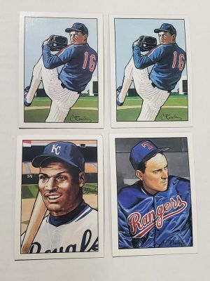 1990 Bowman Art Sweepstakes Inserts ** Version. Includes Both Gooden Variations, Nolan Ryan, Bo