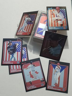 1997 Bowman International Parallel Lot of 80. W/ Stars and Hall of Famers