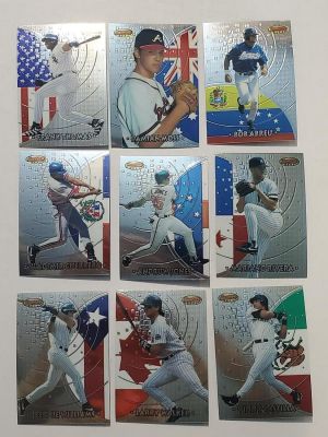 1997 Bowman's International Best Insert Lot of 9. W/ Stars and Hall of Famers