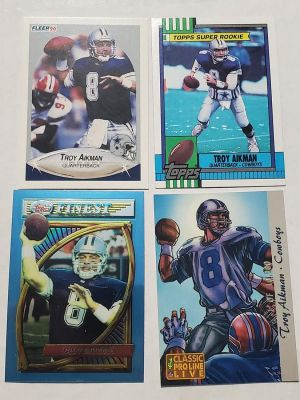 Troy Aikman 4 Card Lot