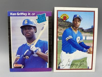 1989 Donruss & 1989 Bowman Ken Griffey Jr. RC's #33 &. 1989 Donruss & 1989 Bowman Ken