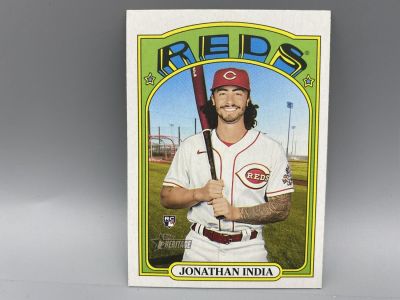2021 Topps Heritage Jonathan India RC #541 - Rookie Of The Year