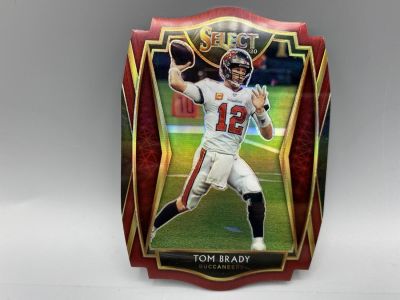 2021 Select Tom Brady Premier Level Red Die Cut #101