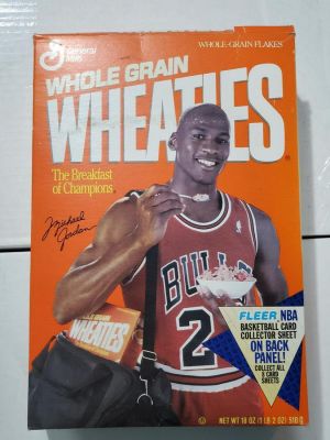 Michael Jordan Wheaties Box Series 488. Fading on Right Side