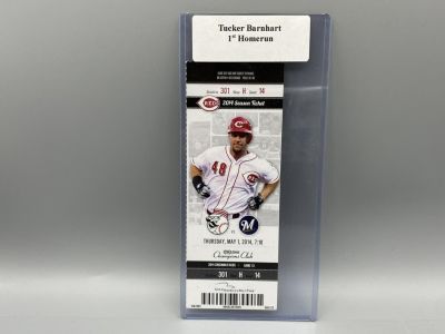 Tucker Barnhart 1st MLB Game Home Run Ticket