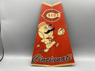 Cincinnati Reds Vintage Baseball Foldable Megaphone/Popcorn Holder