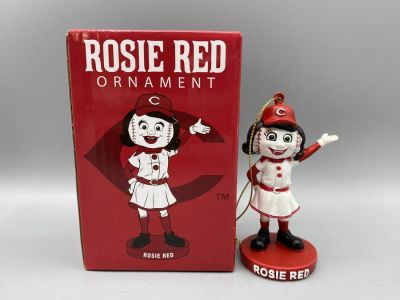 Cincinnati Reds Rosie Red Mascot Christmas Ornament