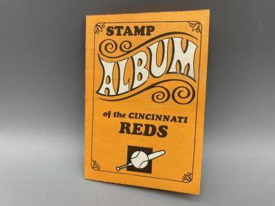 1969 Topps Cincinnati Reds Stamp Album Complete - Johnny Bench, Pete Rose, Tony Perez