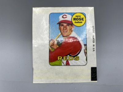 1969 Topps Decals Pete Rose