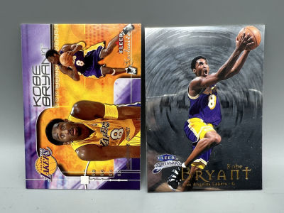 2001-02 Fleer Exclusive Kobe Bryant #115 & 1998-99 Fleer Brilliance Kobe Bryant #70