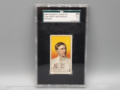1909-11 T206 Christy Mathewson Portrait SGC 1.5 All Time Great