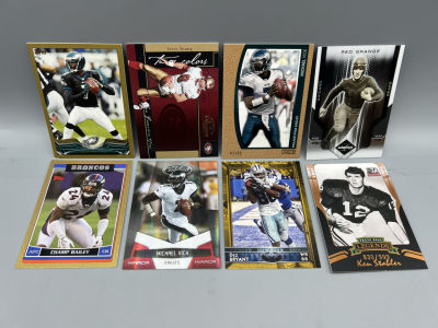 Lot of (8) Assorted Football Numbered Cards & Parallels - Varying Conditions - Michael Vick 