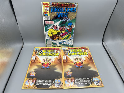 Fievel Goes West #1 & (2) Jumbo Sized Adaptations Fievel Goes West #1