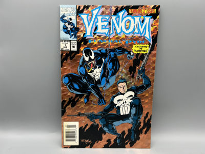 Venom Funeral Pyre #1 - Punisher appearance - Holo-grafx cover