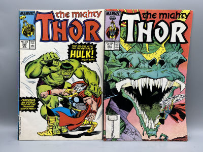 The Mighty Thor #385 & #380 - Hulk crossover
