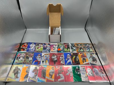 Box of Assorted Football Numbered Cards W/ Many Stars