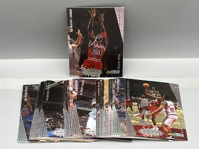 1997-98 Upper Deck Collector's Choice Basketball Crash The Game Insert Complete Set - Michael Jordan