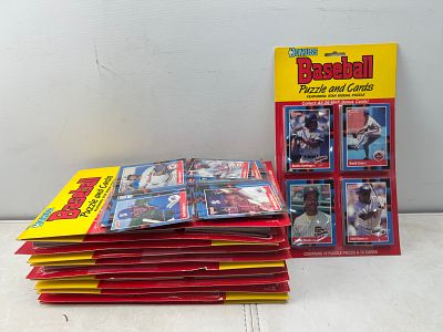 Lot of (12) 1988 Donruss Baseball Hanger Packs - Many Packs Have Loose Bubble Seals - Many 
