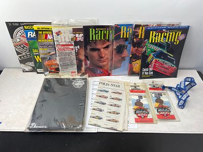 Lot of Assorted Racing Magazines W/ 2007 Allstate 400 Program & Ticket Stubs