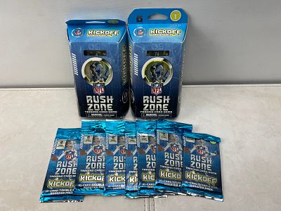 2013 NFL Rush Zone Football Kickoff Starter Decks & Unopened Booster Packs