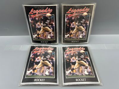 Lot of (4) 1991 Legends Sports Memorabilia Cards