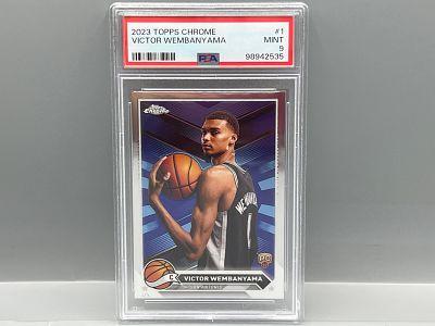 2023 Topps Chrome Victor Wembanyama RC #1 PSA Mint 9