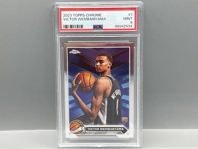2023 Topps Chrome Victor Wembanyama RC #1 PSA Mint 9