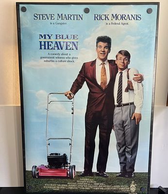 1990 My Blue Heaven Original Double Sided 27x40 Theatrical Movie Poster - Steve Martin, Rick Moranis
