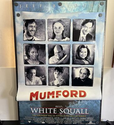 1996 White Squall & 1999 Mumford Original Double Sided 27x40 Theatrical Movie Posters - Jeff. 199 