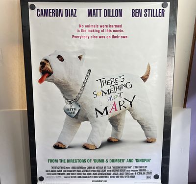 1998 There's Something About Mary Original Single Sided Rare 25 x 35 1/4 Theatrical Movie 