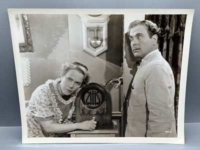 1935 MGM Winning Ticket Original 8x10 Publicity Movie Still - 809-14 - Louise Fazenda & Leo Carillo