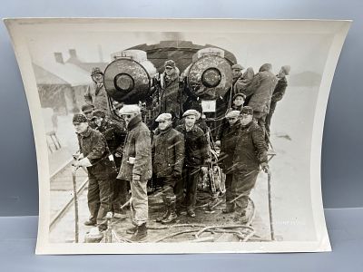 1929 MGM Lon Chaney "Thunder" Original 8x10 Publicity Portrait Still W/ Blurb On Back - MGMP-16740