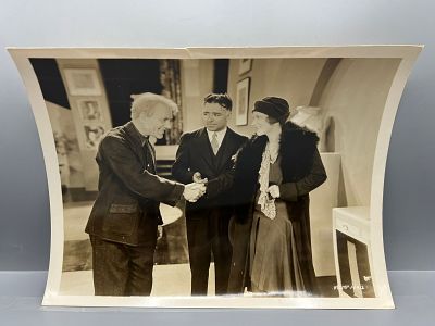 1929 MGM Lon Chaney & Peggy Wood Original 8x10 Publicity Portrait Still W/ Blurb on Back -. 1929 