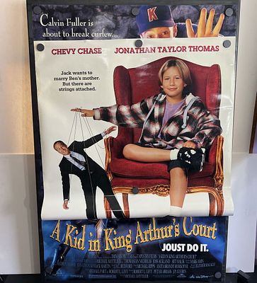 1995 A Kid In King Arthur's Court & 1995 Man of The House Original Double Sided 27x40 Theatrical. 