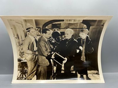 1929 MGM Lon Chaney "Thunder" Original 8x10 Publicity Portrait Movie Still W/ Blurb On Back - 