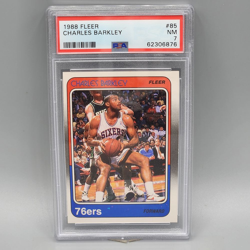 1988 Fleer Charles Barkley #85 PSA 7 HOF