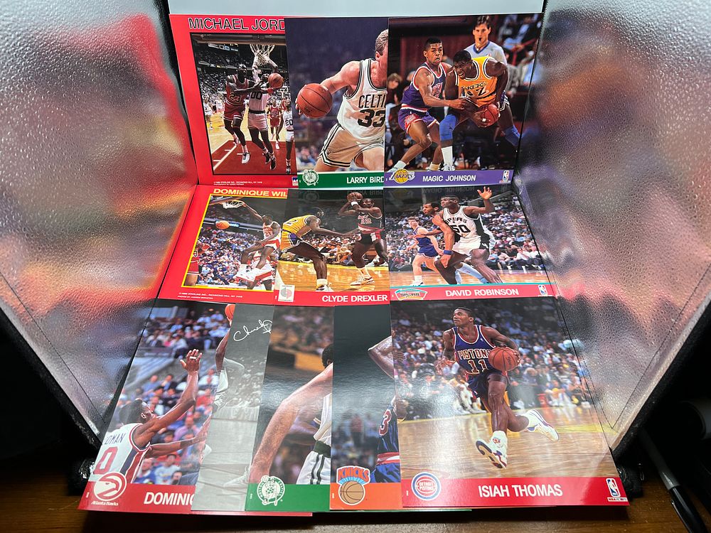 Lot of (11) Assorted Basketball 8x10 Photographs W/ Stars - Varying Conditions
