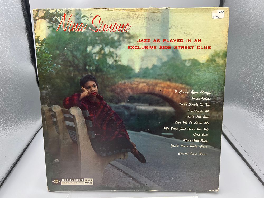 1959 Nina Simone Little Girl Blue Vinyl Album - BCP-6028 - Records have not been tested by the 