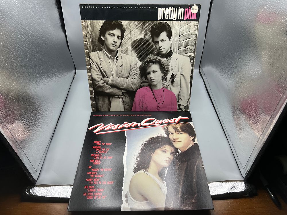 1986 Pretty In Pink Original Motion Picture Soundtrack & 1985 Vision Quest Original Motion 