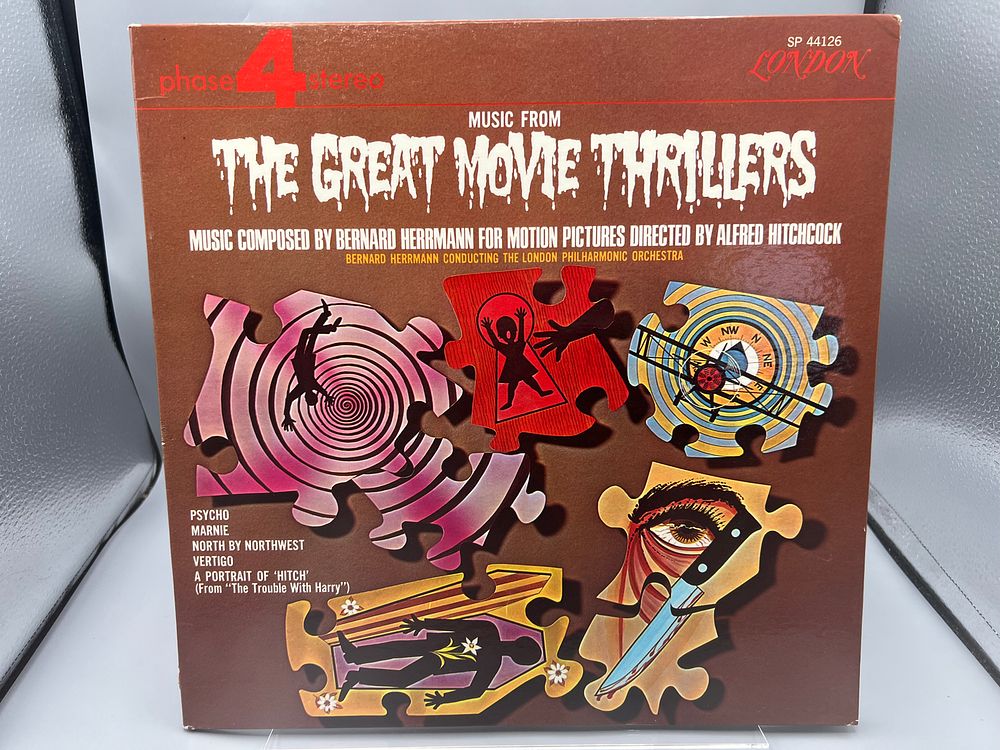 1969 Music From The Great Movie Thrillers Vinyl Album - SP 44126 - Psycho Movie Music - Records 