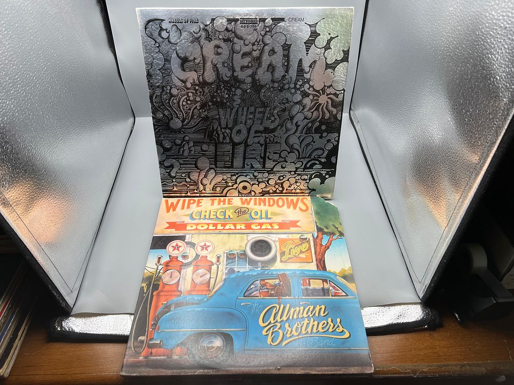 1968 Cream Wheels of Fire & Unknown Release Date The Allman Brothers Band Wipe The Windows 