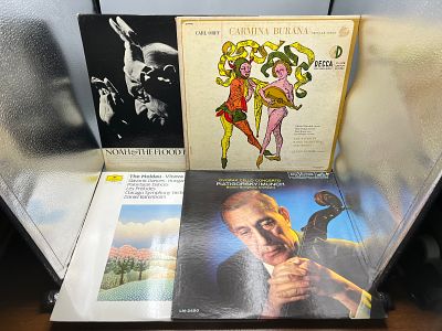 Lot of (4) Assorted Vinyl Albums - Varying Conditions - Records have not been tested by the