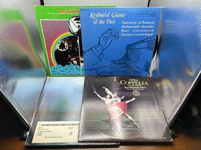 Lot of (4) Assorted Vinyl Albums - Varying Conditions - Records have not been tested by the