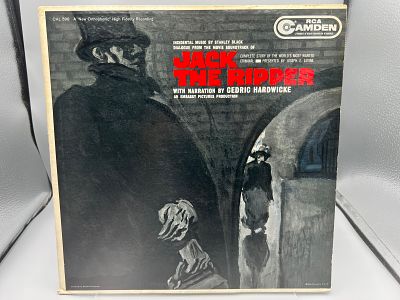 1959 Jack The Ripper Dialogue From The Movie Soundtrack Vinyl Album - CAL 590 - Records have