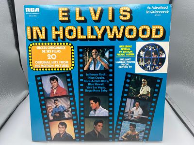1976 Elvis Presley Elvis In Hollywood Canada Release Vinyl Album - KSL1-7053 - Records have not