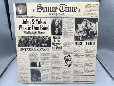 1972 John & Yoko/Plastic Ono Band With Elephant Memory And Invisible Strings Some Time In New