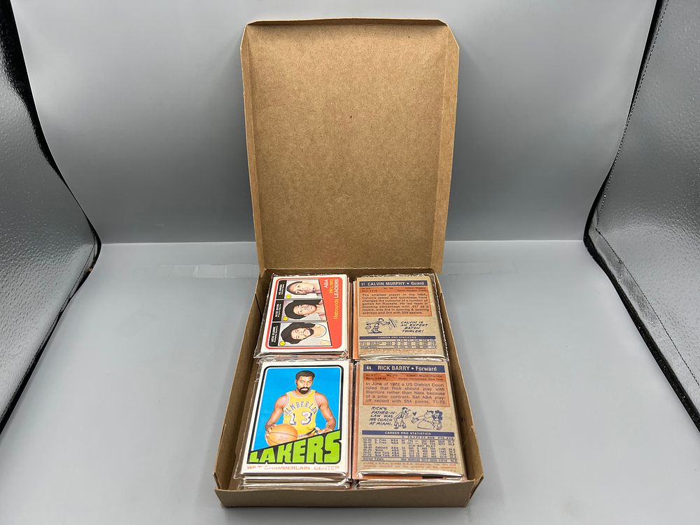 West Corp. Basketball Cello Fun Pack Repack Complete 20 Pack 1972-73 Topps Box W/ Stars Showing 