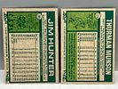 1977 Topps Catfish Hunter #280 & Thurman Munson #170Image - 1