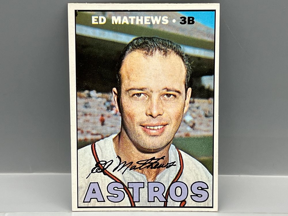1967 Topps Ed Mathews #166