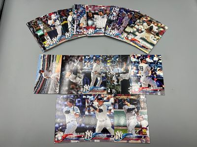 2018 Topps New York Yankees Baseball Team Set W/ Gleyber Torres RCs & Aaron Judge 2nd Year Cards
